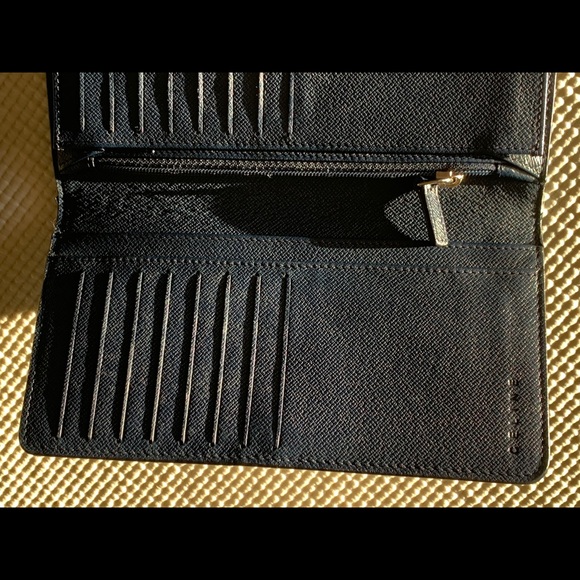 Celine long blue wallet - Picture 5 of 14